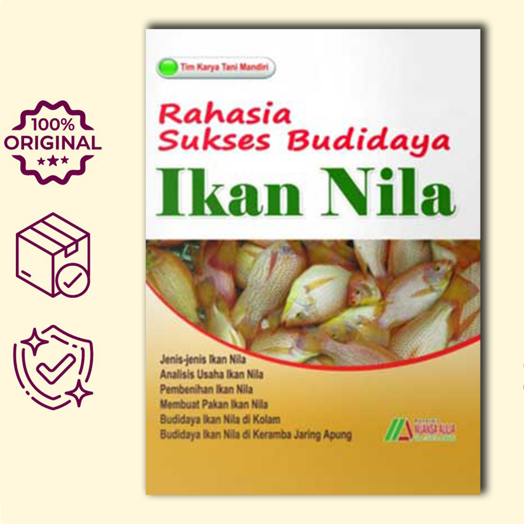 Jual Buku Budidaya Rahasia Sukses Budidaya Ikan Nila Pembenihan