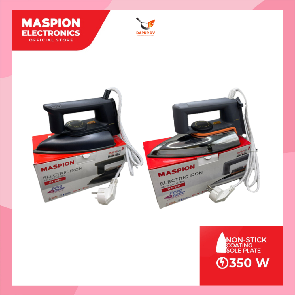 Jual Maspion Setrika Listrik Automatic Iron Strika Gosokan Listrik