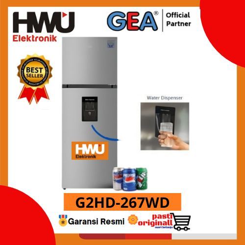 Jual Gea G Hd Wd Kulkas Pintu Inox L Water Dispenser G Hd