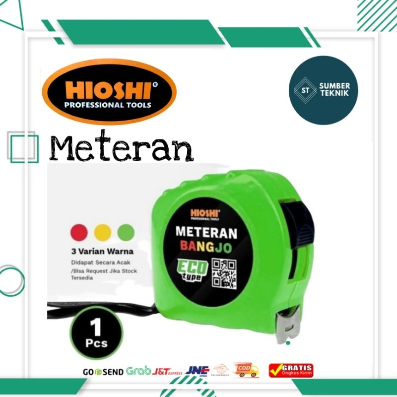 Jual Hioshi Eco Bangjo Meteran Meter Meter Rol Meter Measuring