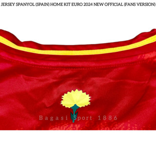 Jual Jersey Baju Bola Negara Spanyol Home Kit Kandang Merah Piala Eropa