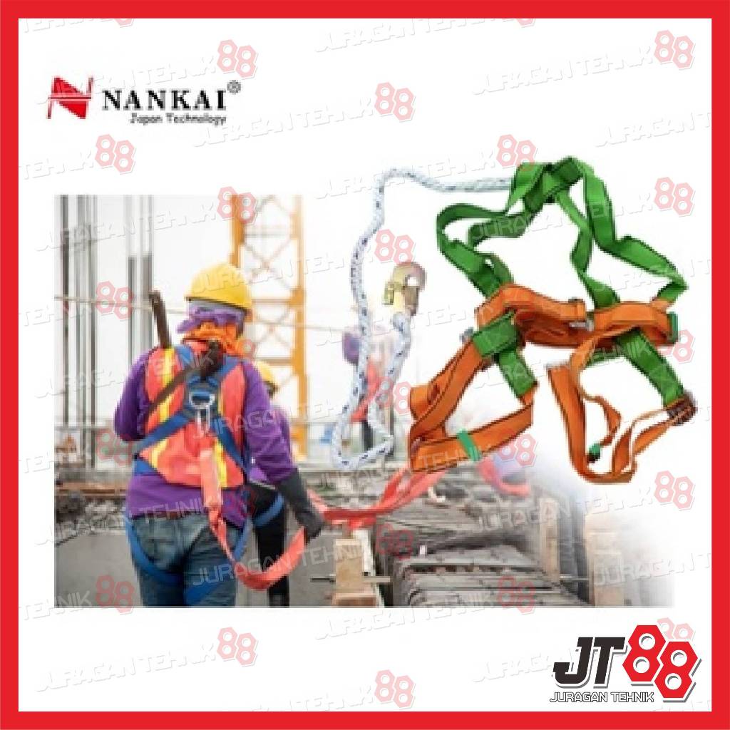 Jual Safety Harness Sabuk Pengaman Full Body Hook Besar Nankai