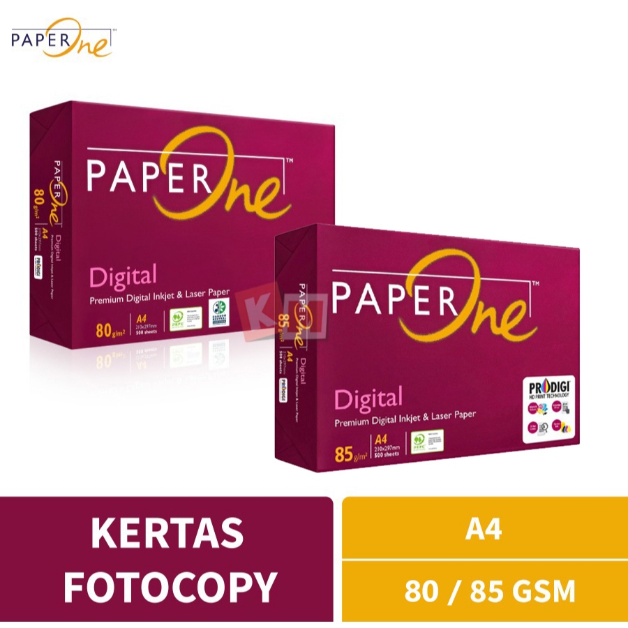 Jual Kertas Fotocopy Hvs Paperone Paper One A Gram Gsm Gr