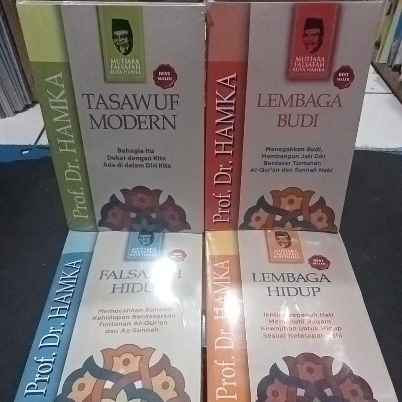 Jual Paket 4 Buku MUTIARA FALSAFAH BUYA HAMKA LEMBAGA BUDI TASAWUF