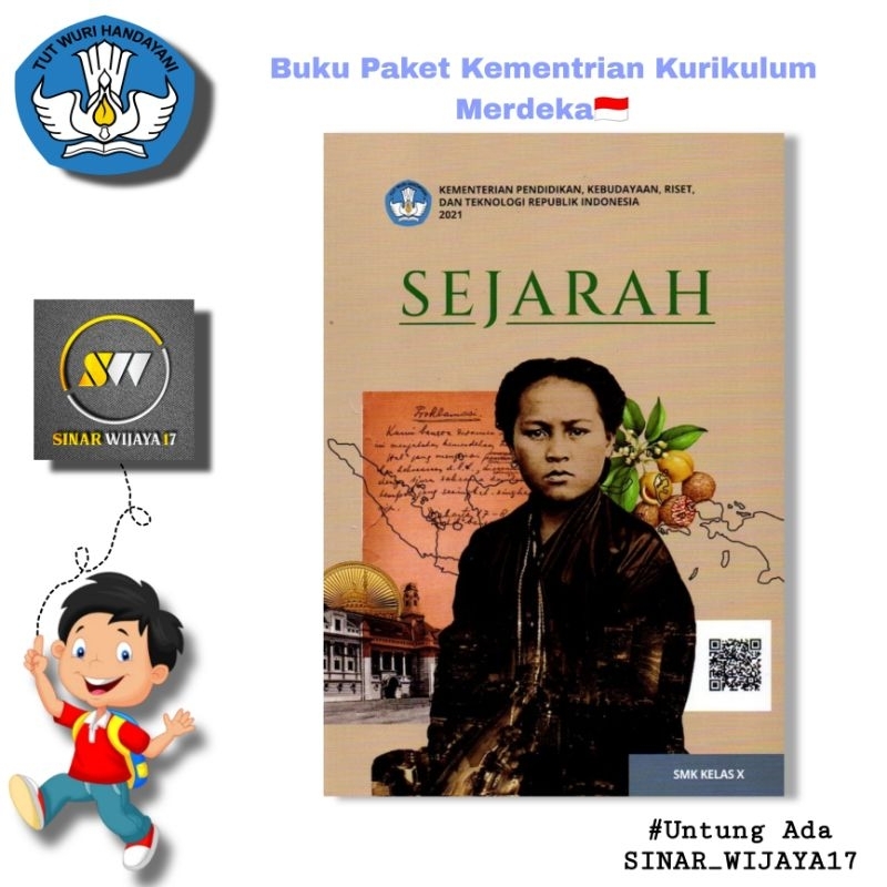 Jual Buku Paket Sejarah Kelas 10 Sma Kurikulum Merdeka Kementrian 2021