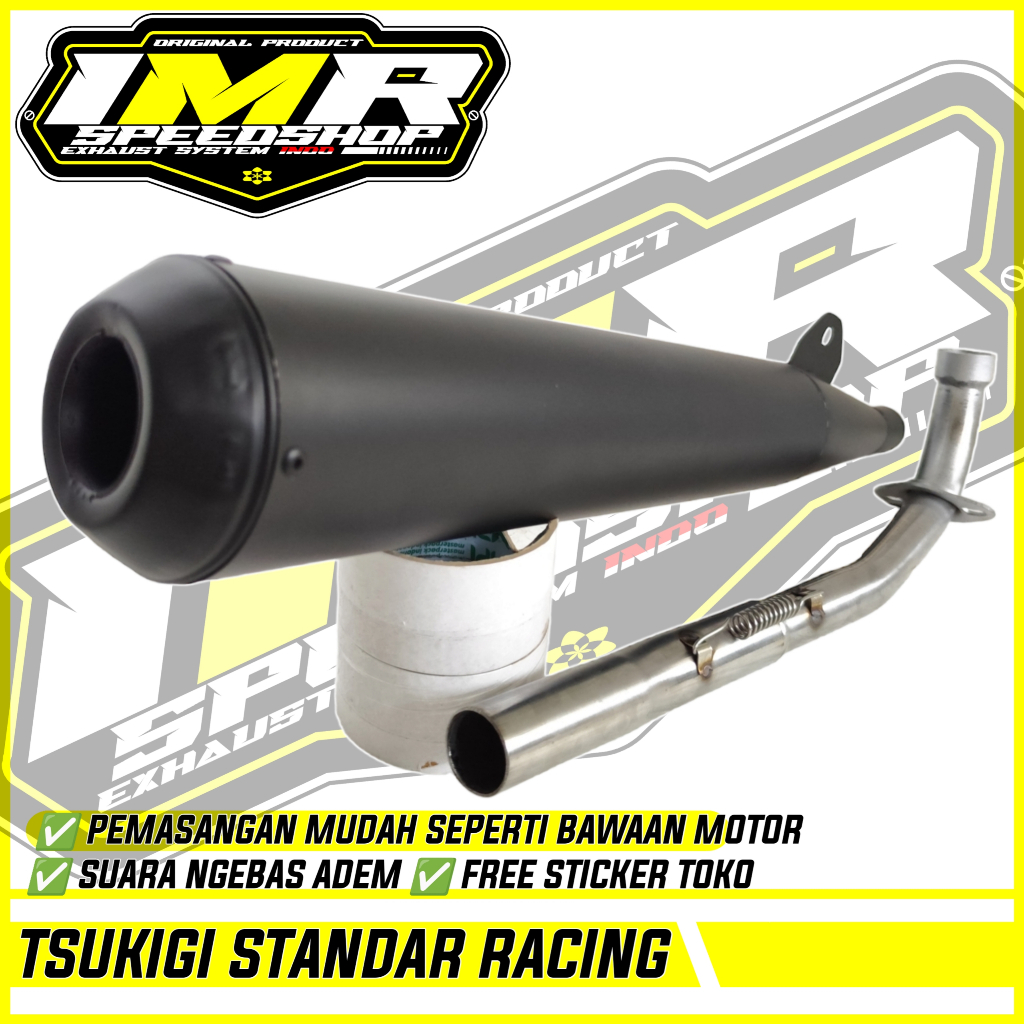 Jual Knalpot Tsukigi Standar Racing Astrea Grand Prima Star Impressa