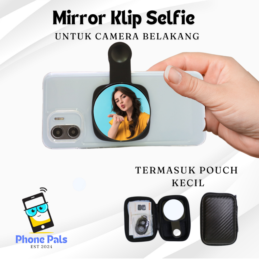 Jual Mirror Clip HP Klip Cermin HP Klip Kaca Praktis Untuk Selfie