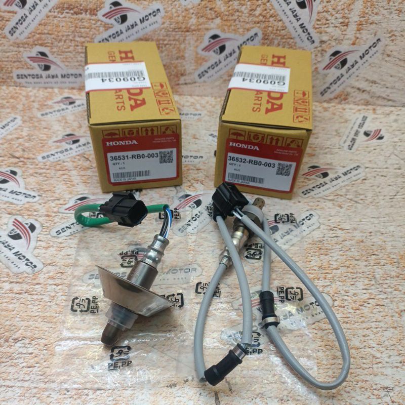 Jual Sensor Oxygen Oksigen O2 Set Atas Bawah Knalpot Honda Jazz RS GE8