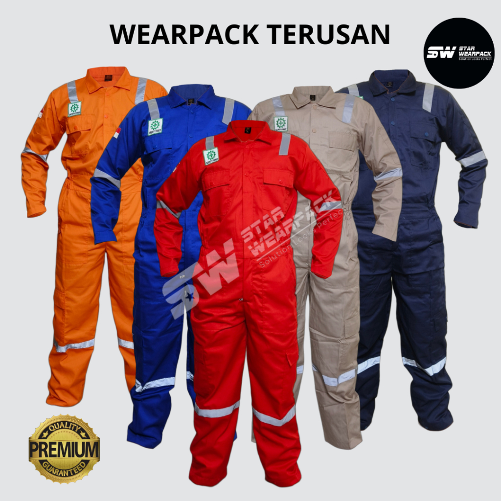 Jual Seragam Kerja Proyek Wearpack Terusan Coverall Star Wearpack