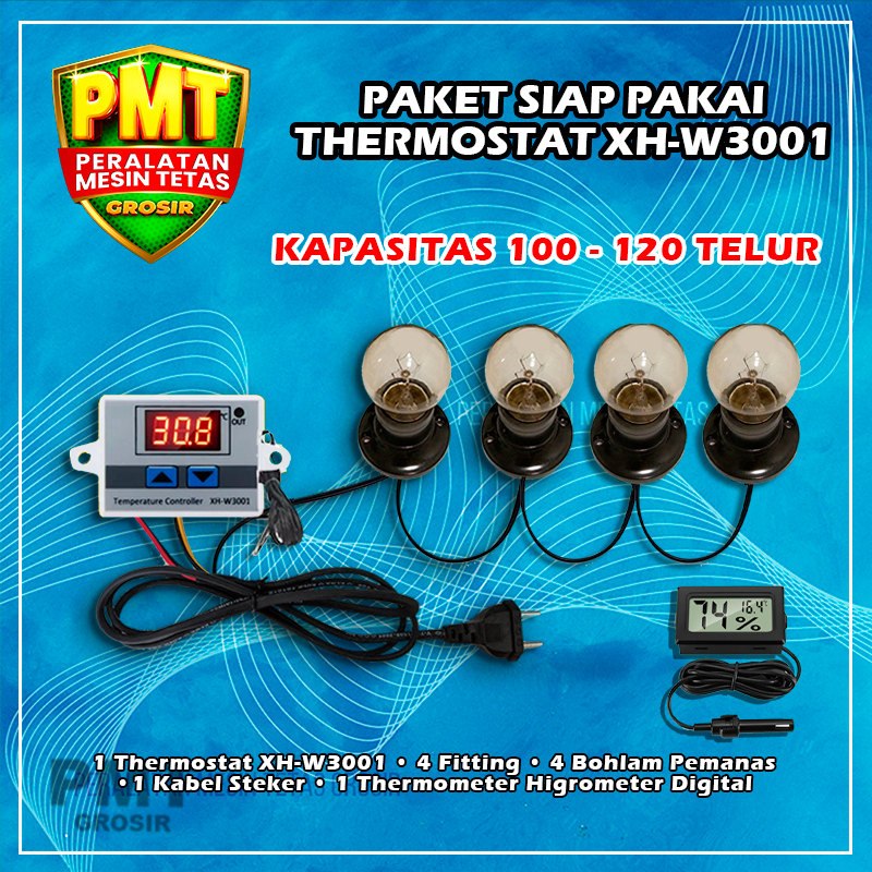 Jual Paket Siap Pakai XH 4F THDS Termostat Thermostat Mesin Tetas Telur