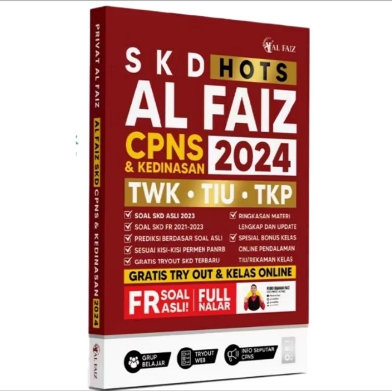 Jual Buku Al Faiz Skd Cpns Kedinasan Terbaru Coklat Shopee