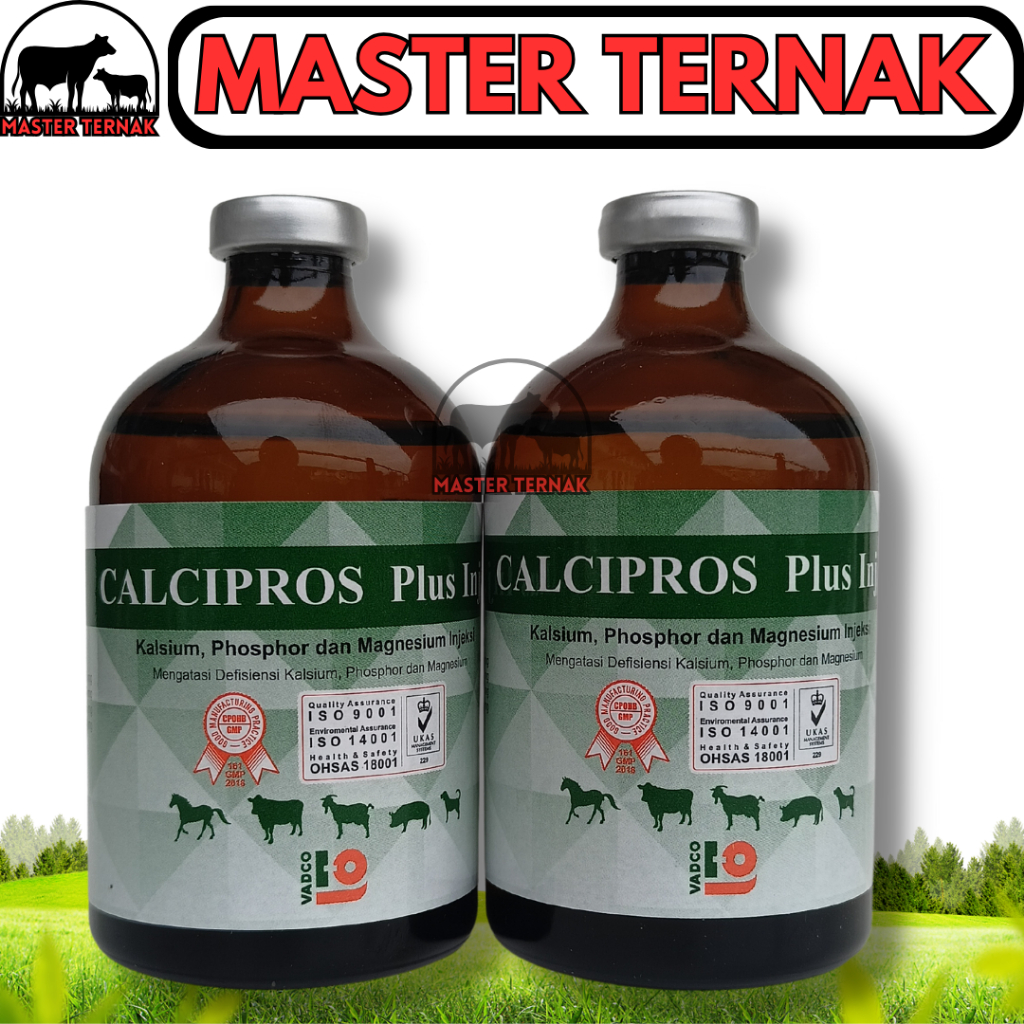 Jual Calcipros Plus Inj Ml Obat Ambruk Sapi Kambing Domba