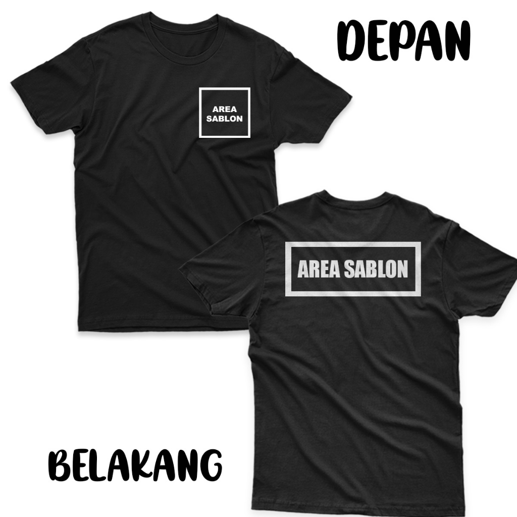 Jual Kaos Custom Sablon Suka Suka Satuan Baju Desain Semaunya Tanpa