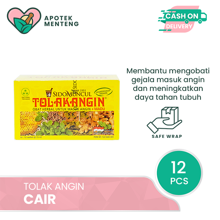 Jual Tolak Angin Cair Dus Isi Sachet Shopee Indonesia