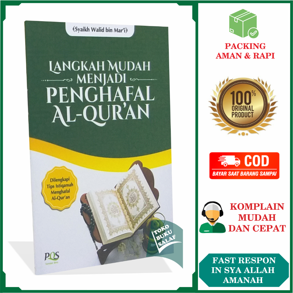 Jual Langkah Mudah Menjadi Penghafal Al Quran Karya Syaikh Walid Bin