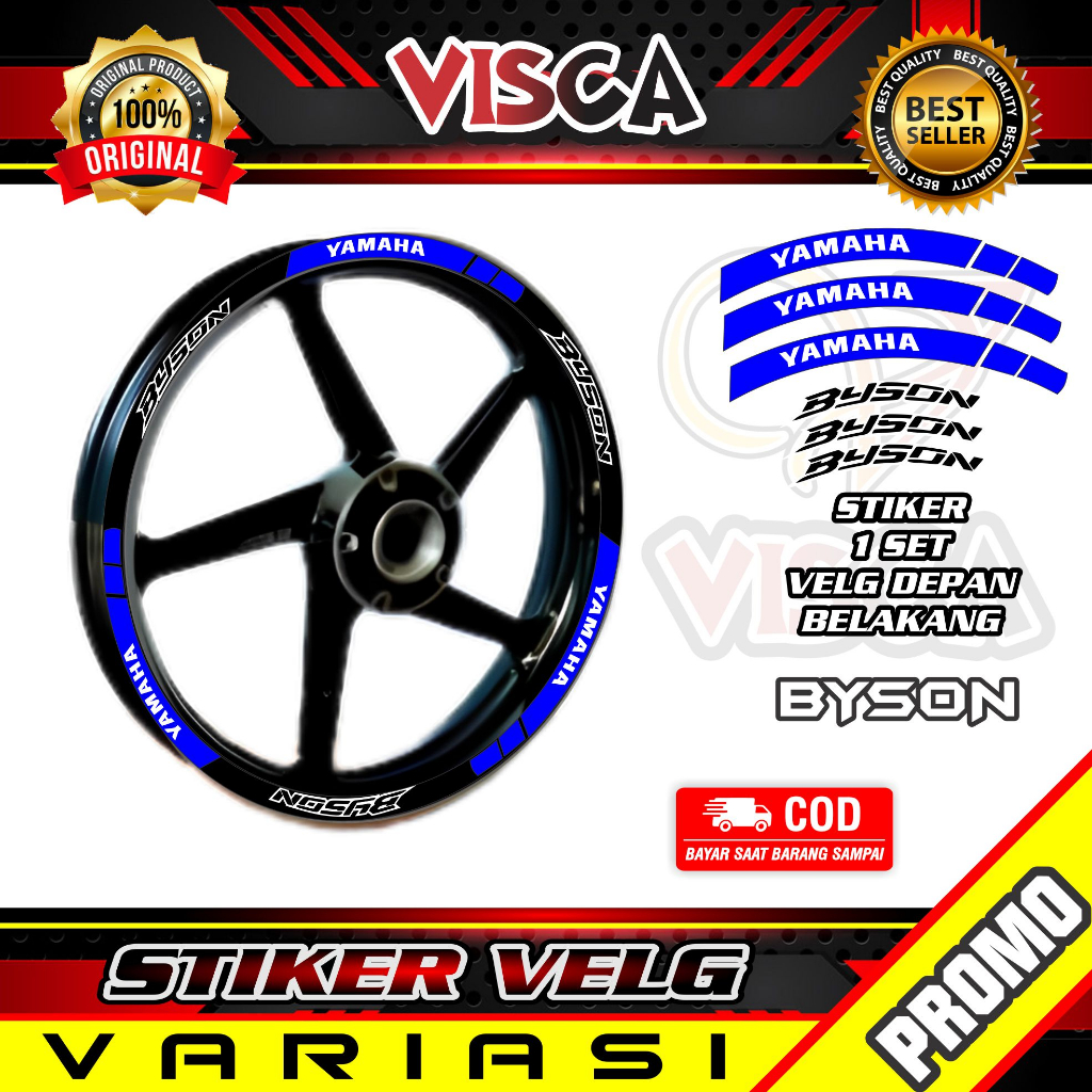 Jual Stiker Velg List Velg Motor Stiker Velg Sticker Velg BYSON 1