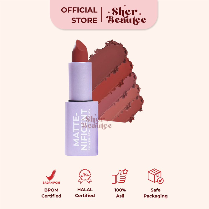 Jual Luxcrime Matte Nificent Power Stain Lipstick Shopee Indonesia