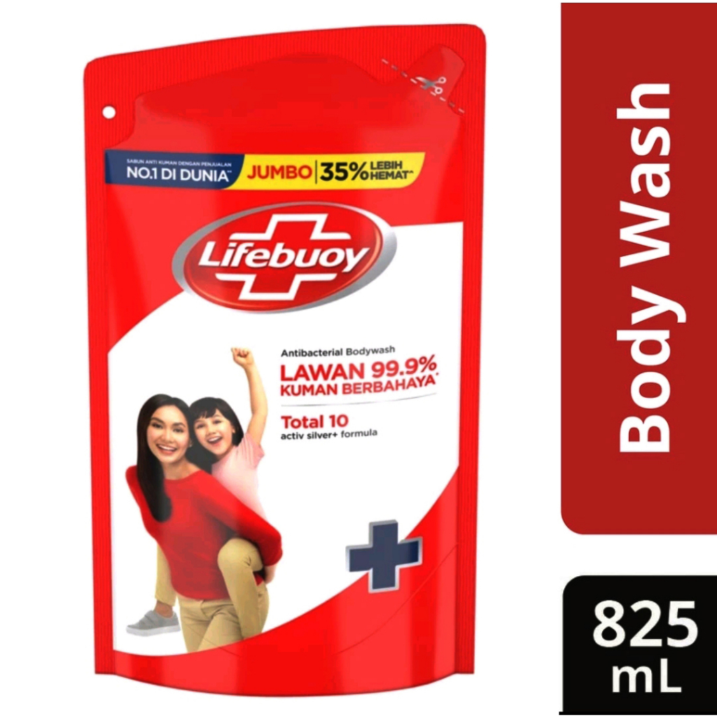 Jual Lifebuoy Sabun Mandi Cair Total Activ Silver Ml Shopee