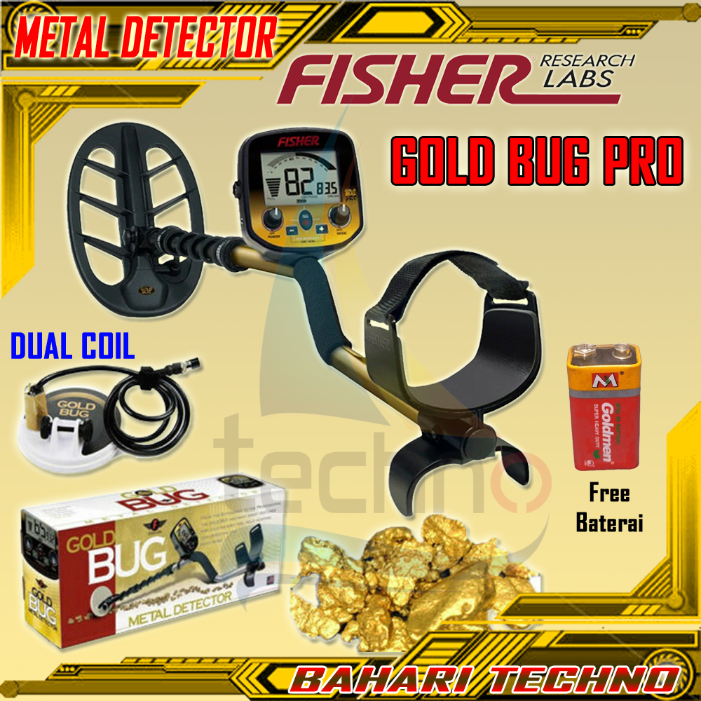 Jual FISHER Gold Bug Pro METAL DETEKTOR DETECTOR EMAS LOGAM Gold Silver