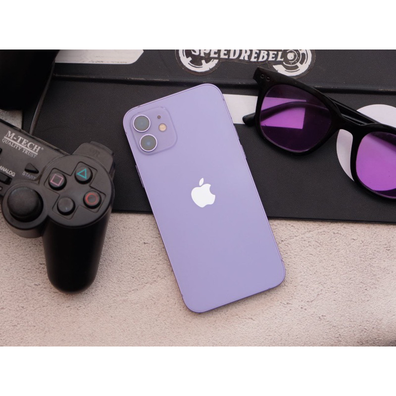 Jual IPhone 12 128 GB Purple Second IBox Shopee Indonesia