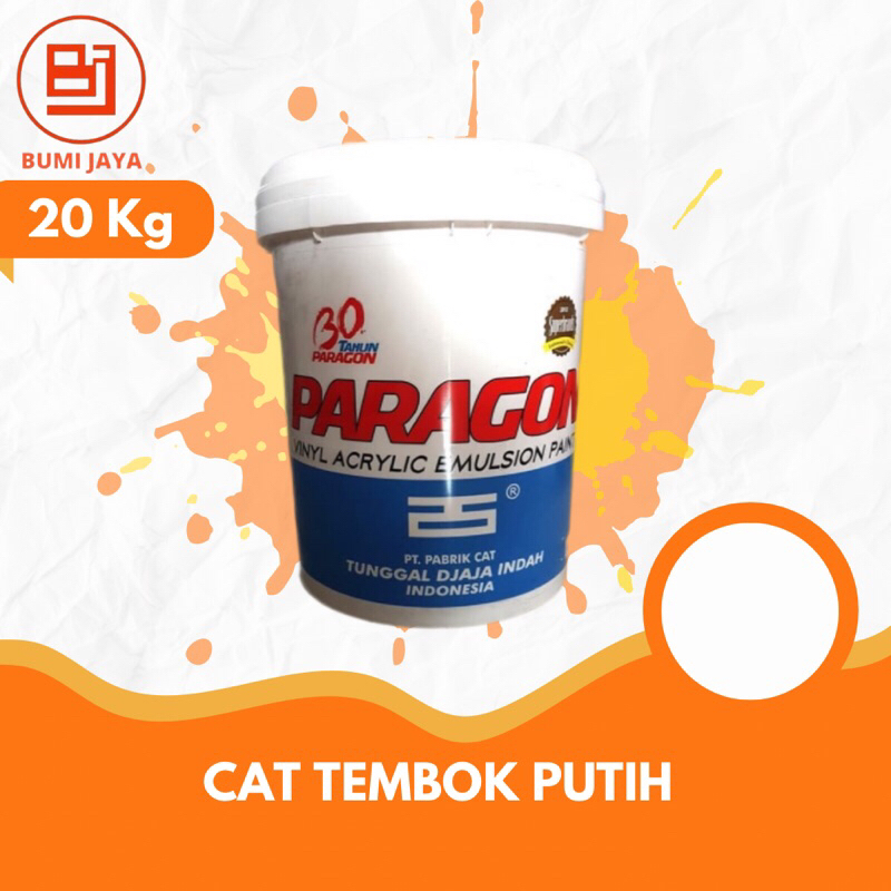 Jual Cat Tembok Paragon Warna Putih Kg Shopee Indonesia