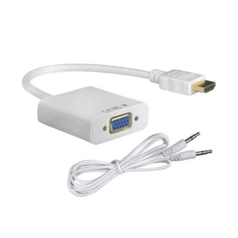 Jual CONVERTER KONEKTOR HDTV TO VGA HDMI TO VGA DARI LAPTOP KE