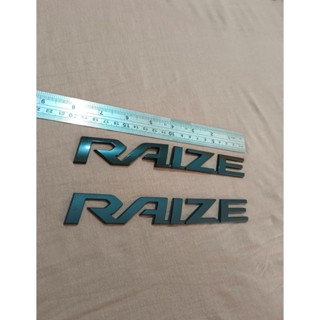 Jual Emblem Tulisan Raize Hitam Glossy Atau Hitam Doff Shopee Indonesia