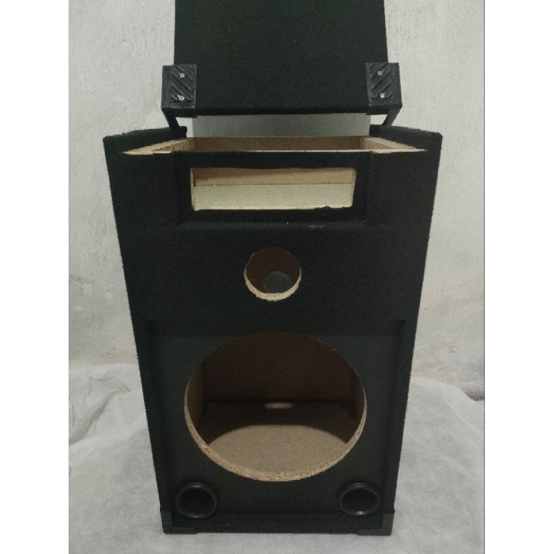 Jual BOX SPEAKER 10 INCH SINGLE DAN TEMPAT AMPLI FILTER MESIN