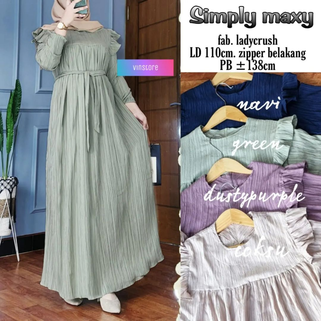 Jual COD GAMIS POLOS PREMIUM MODEL TERBARU GAMIS SIMPLY MAXY