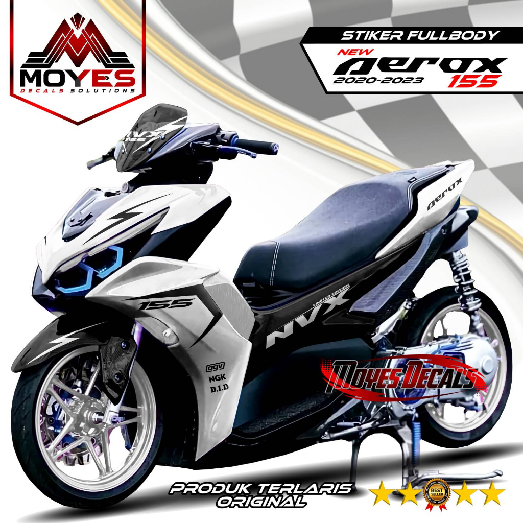 Jual Decal Yamaha Aerox 155 Sticker Decal Yamaha Aerox 155 Full Body