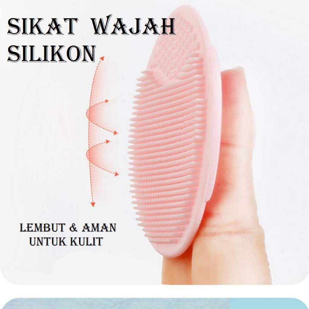 Jual Sikat Wajah Silikon Lameila Pembersih Wajah Silikon Oval