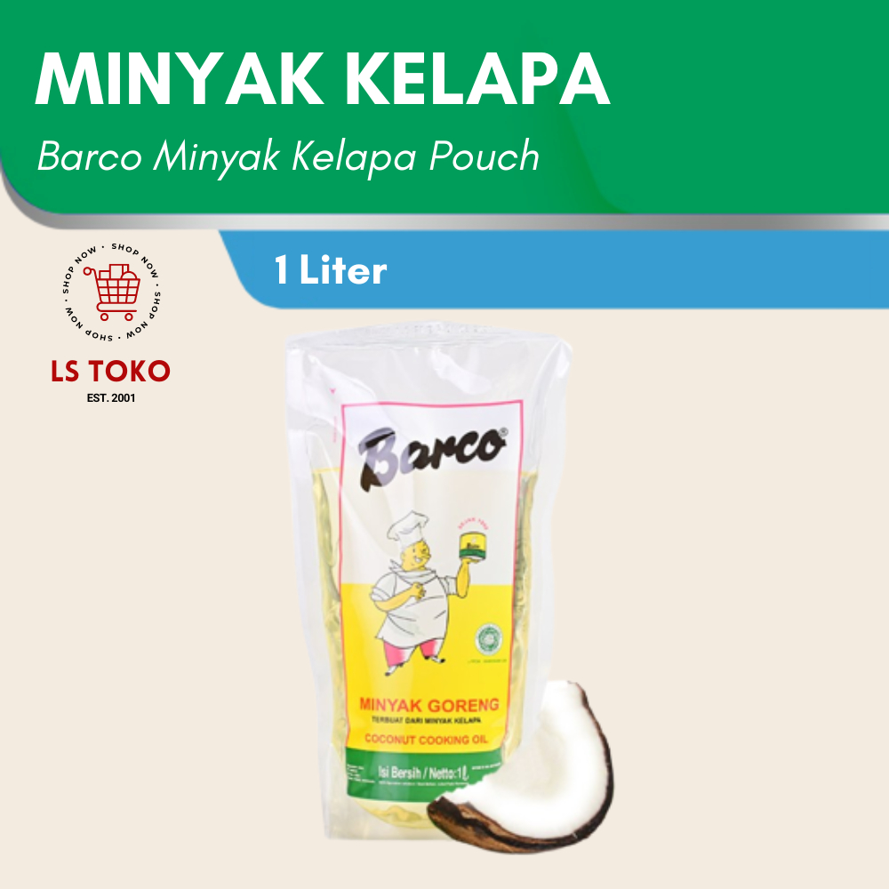 Jual BARCO Minyak Goreng Kelapa Pouch 1L Shopee Indonesia