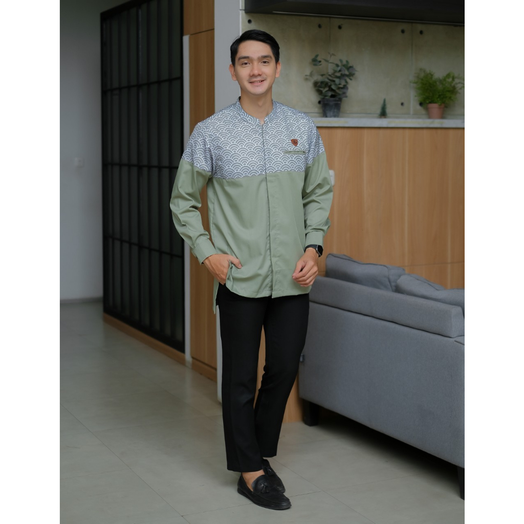 Jual Baju Kurta Sublim Pria Dewasa Lengan Panjang Toyobo Premium Baju