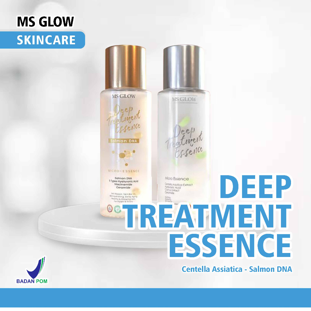 Jual Ms Glow Deep Treatment Essence Serum DTE Centella Salmon DNA