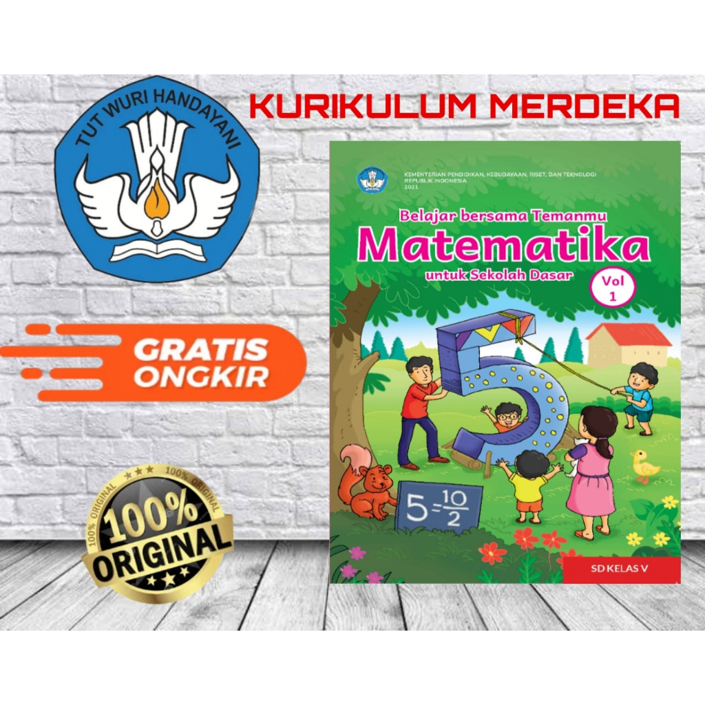 Jual Buku Paket Siswa Matematika Vol 1 Belajar Bersama Temanmu SD Kelas