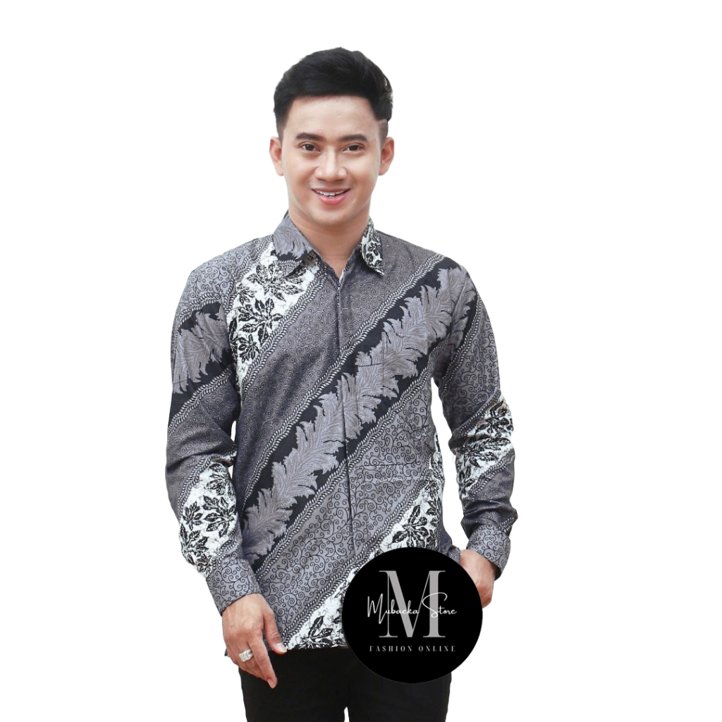 Jual Baju Kemeja Batik Pria Dewasa Murah Lengan Panjang Kondangan Mewah