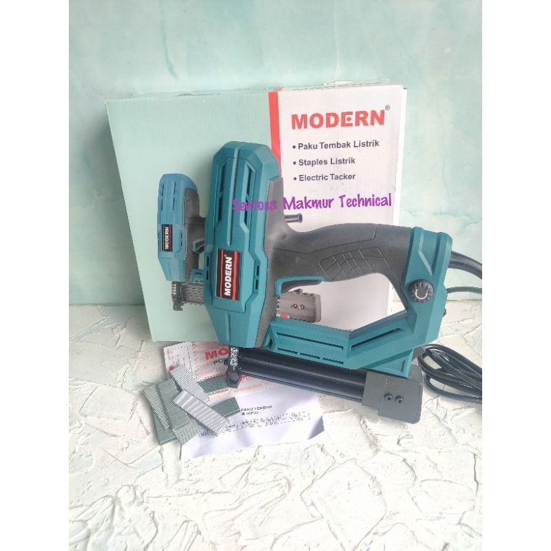 Jual MODERN M 30F U Staples Gun Paku Tembak Nailer Stapler Listrik