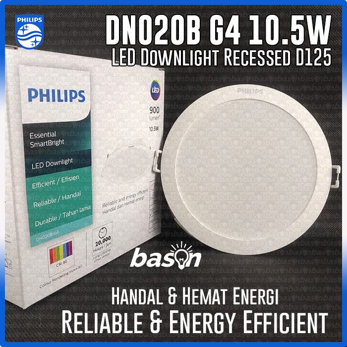 Jual PHILIPS DN020B 10 5W LED9 5 Inch 125mm LED Downlight Pengganti