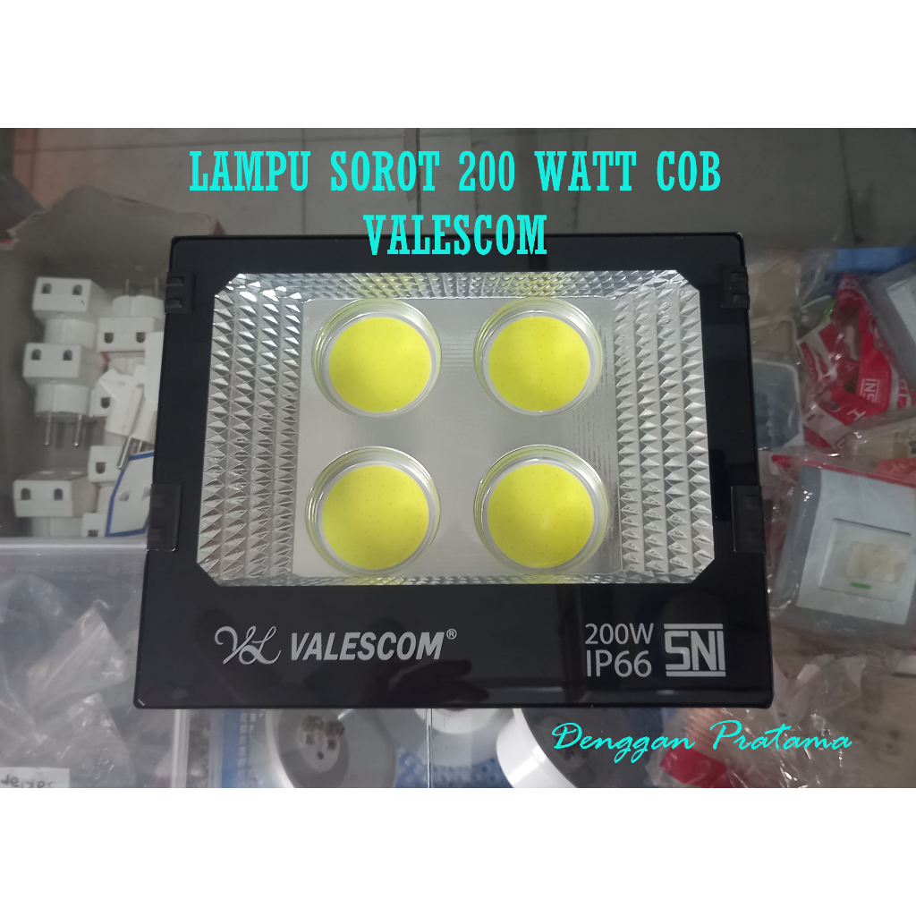 Jual Lampu Sorot Tembak Led Cob Watt W Valescom Super Terang