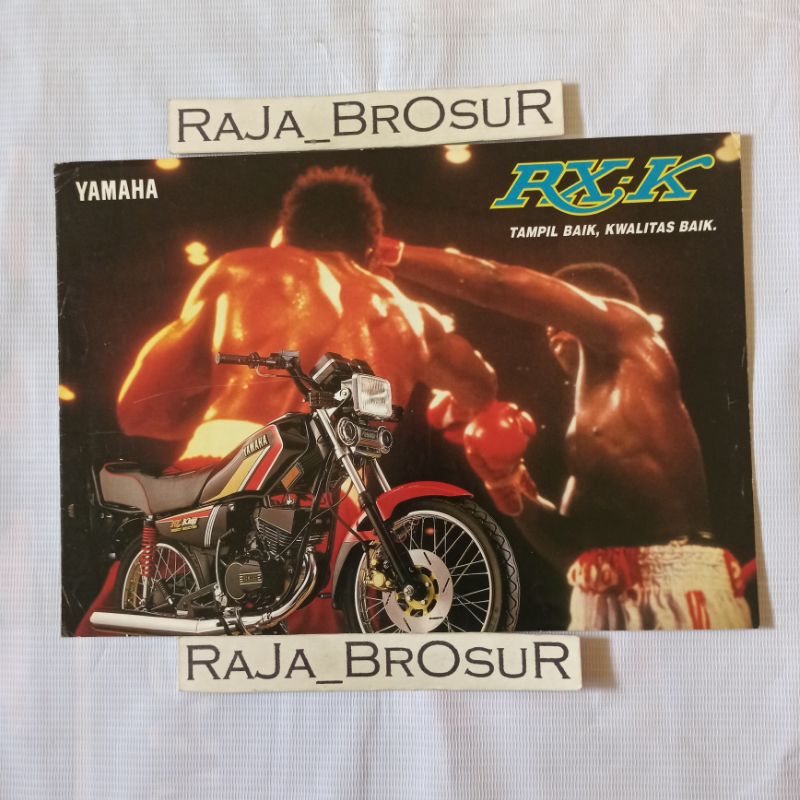 Jual Poster Brosur Katalog Leaflet Jadul Lawas Yamaha Rx King Cobra