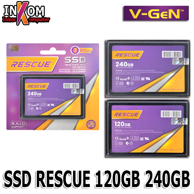 Jual Ssd Inch V Gen Rescue Gb Gb Gb Gb Sata Iii