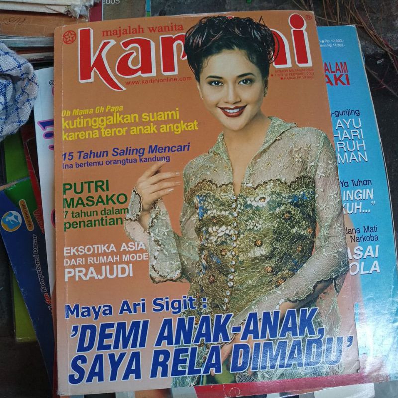 Jual Buku Majalah Femina Kartini Sarinah Bekas Shopee Indonesia