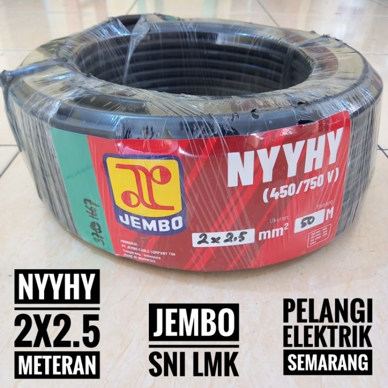 Jual Jembo Kabel Serabut Nyyhy X X Mm Hitam Sni Lmk Per