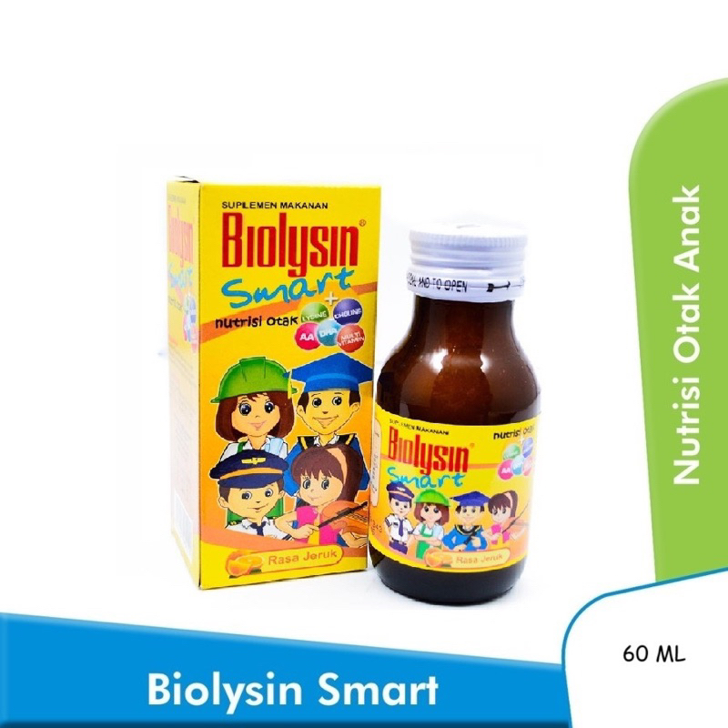 Jual Biolysin Smart Syrup 60 Ml Rasa Jeruk Orange Sirup