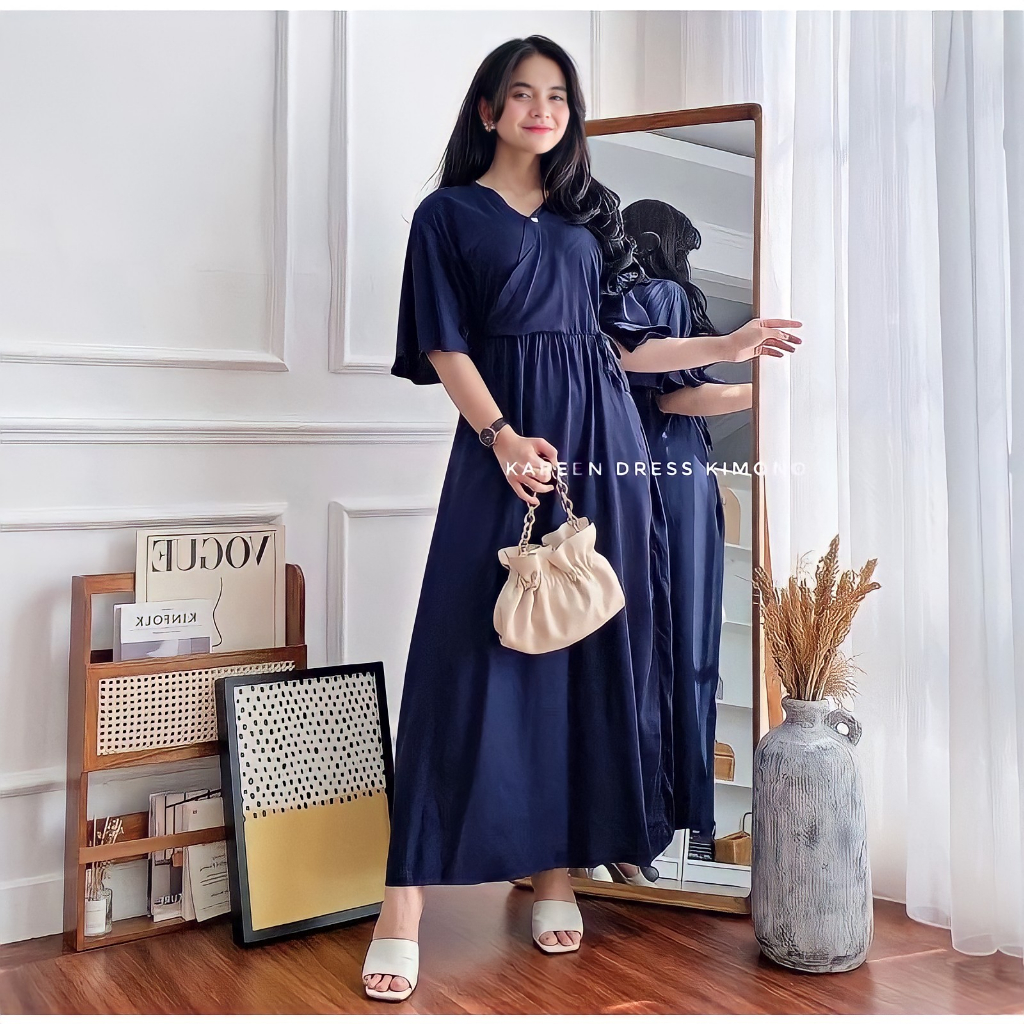 Jual BAJU DASTER DRESS KIMONO PIYAMA KAREEN SERUT DADA TIDUR REMAJA