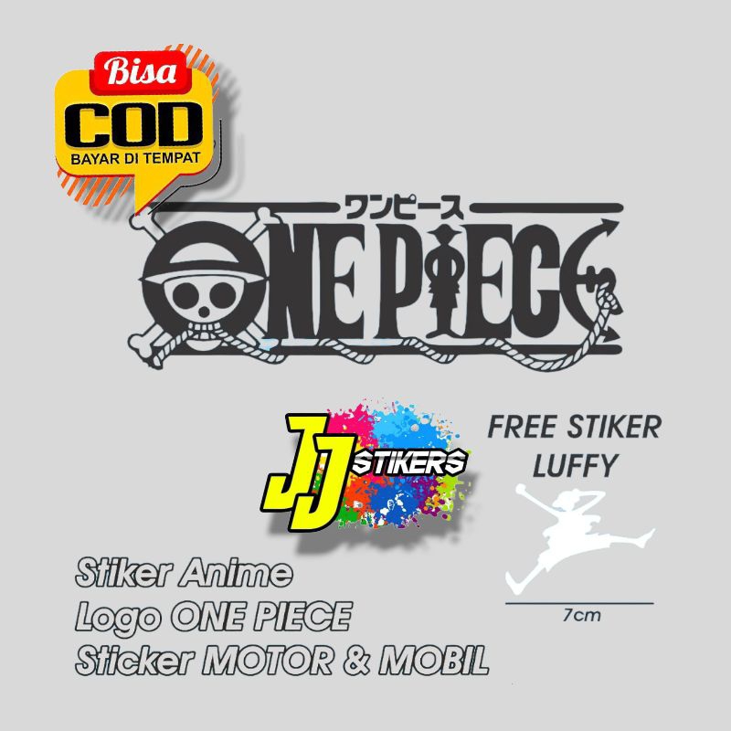 Jual Stiker Cutting One Piece Flag Variasi Motor Mobil Visor Bodi Kaca