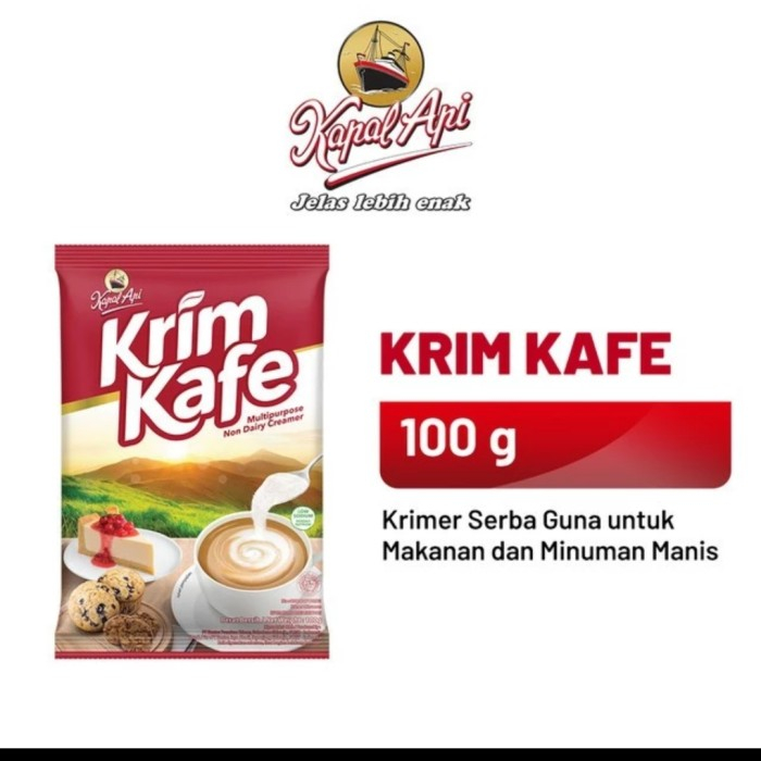 Jual Kapal Api Krim Kafe Creamer 100g Sachet Shopee Indonesia