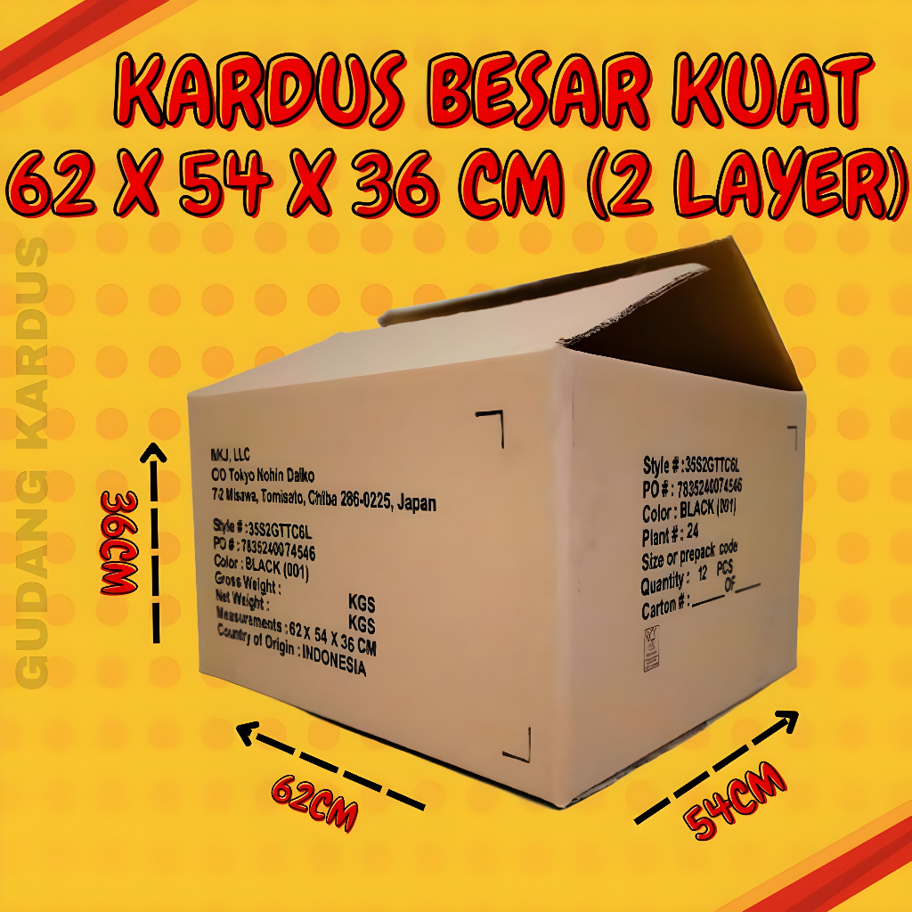 Jual Dus Polos Pindahan 2ply Box Packaging Bekas 2 Layer Karton Ukuran