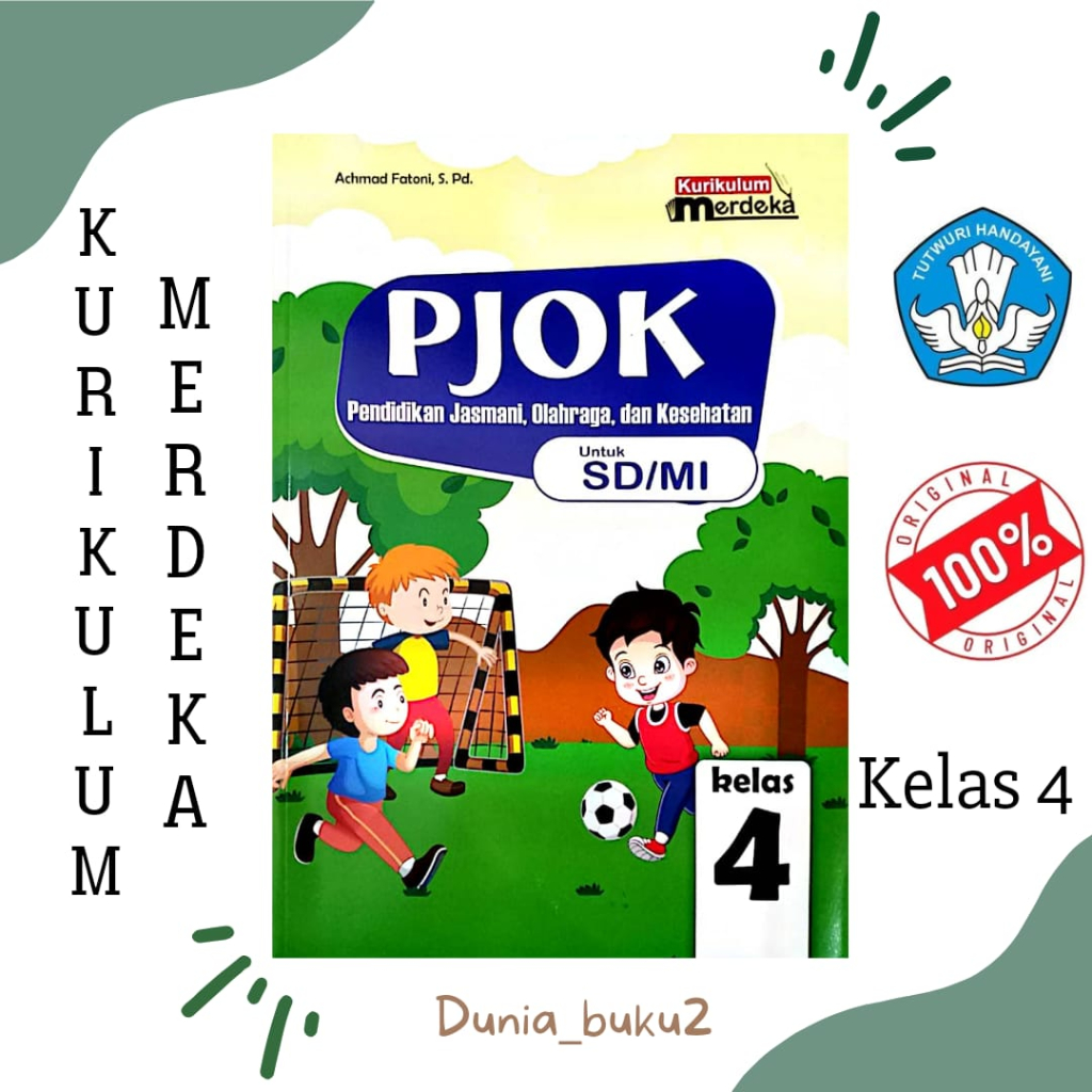 Jual Buku Siswa Pjok Kurikulum Penggerak Merdeka Kelas Sd Mi