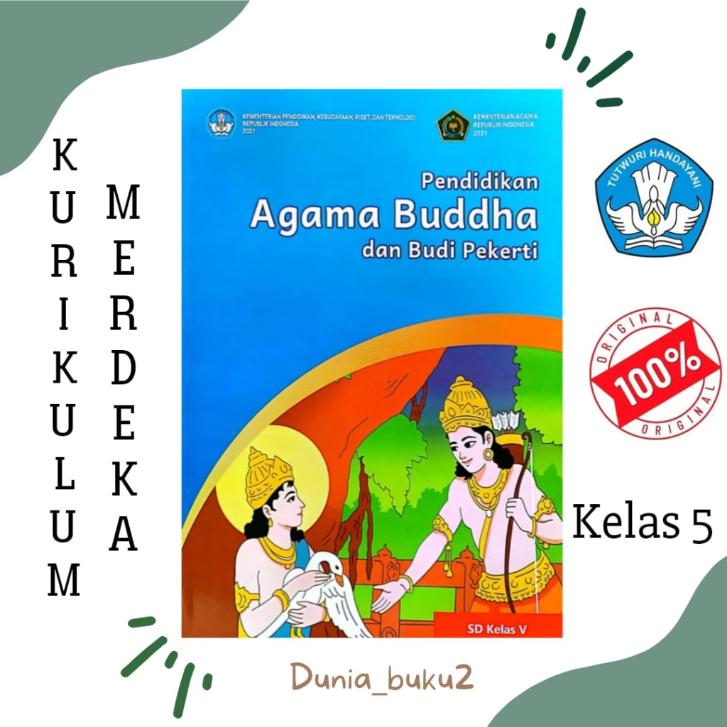 Jual BUKU SISWA AGAMA BUDDHA KURIKULUM PENGGERAK MERDEKA KELAS 5 SD MI